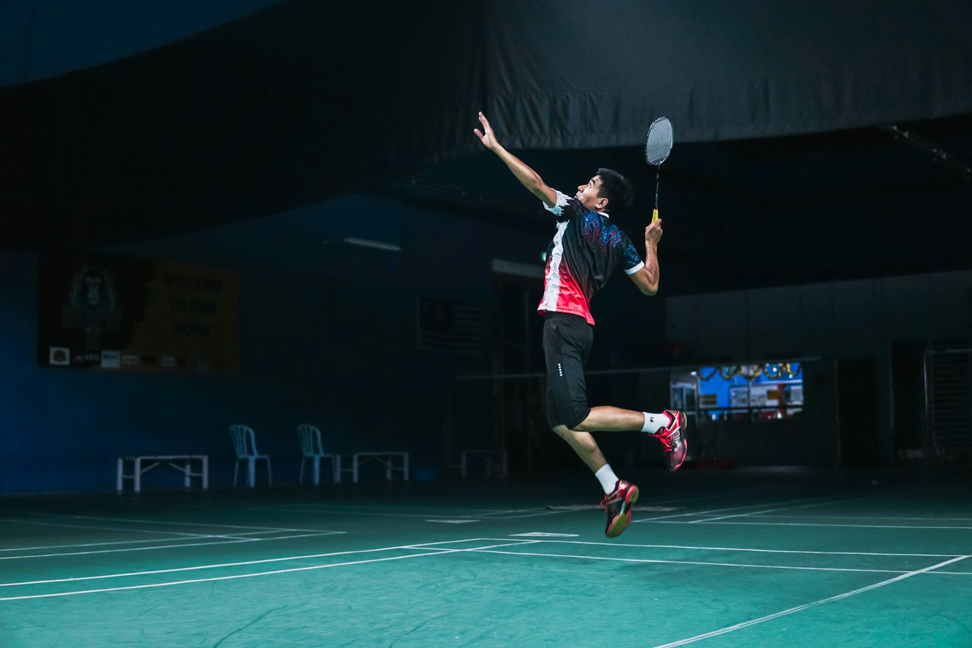 Joueur de badminton